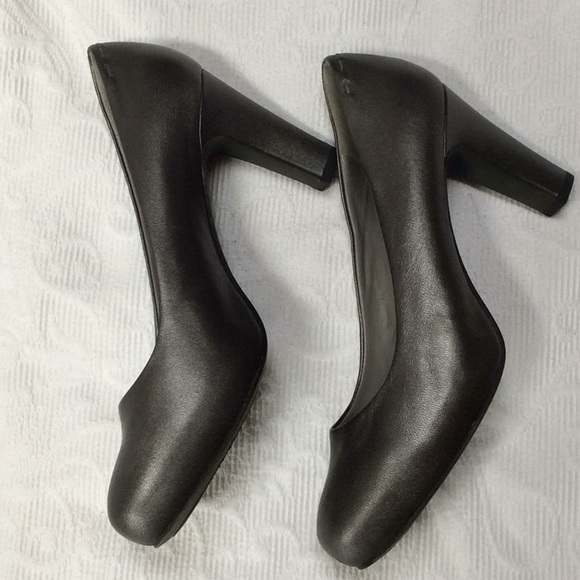 Eileen Fisher Pure II Metallic Leather Pumps 8 👠 - Picture 5 of 8